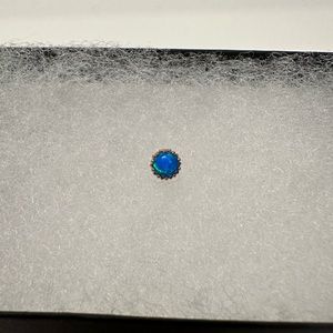 BVLA Yellow gold 6mm Crown Prong 16/18g Threaded End